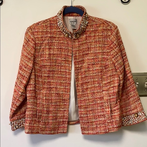 chicos tweed jacket
